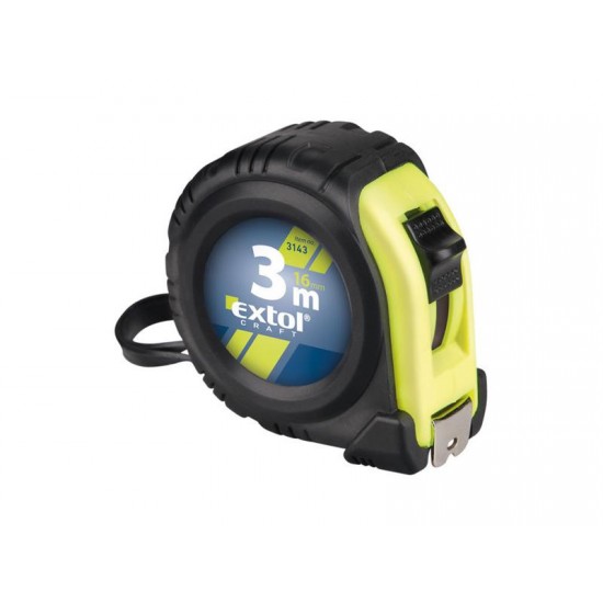 Meter zvinovací, 3m, š. pásiku 16mm, EXTOL CRAFT 3143 Meter zvinovací, 3m, š. pásiku 16mm, EXTOL CRAFT 3143
