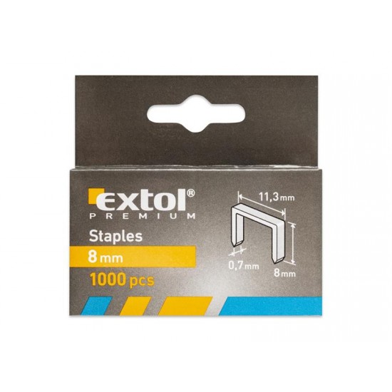 Spony 8mm EXTOL PREMIUM 8852502 1000ks