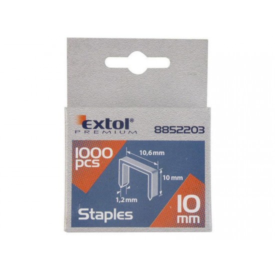 Spony 10mm EXTOL PREMIUM 8852503 1000ks