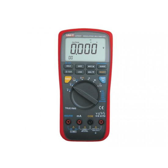 Multimeter UNI-T UT533 (+ tester izolácie)