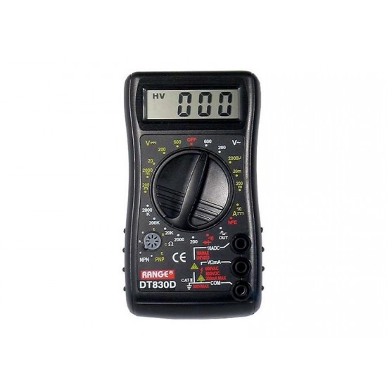 Multimeter DT830D RANGE s prezváňaním