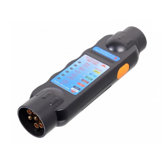 Tester zásuvky prívesu 7pol COMPASS 07171 Tester zásuvky prívesu 7pol COMPASS 07171
