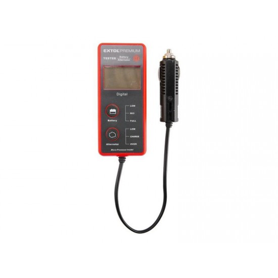 Tester autobatérie a alternátora EXTOL PREMIUM 8897310 Tester autobatérie a alternátora EXTOL PREMIUM 8897310