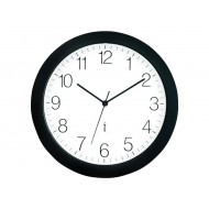 Hodiny analógové DCF priemer 30 cm čierne Hodiny analógové DCF priemer 30 cm čierne