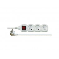 Predlžovací prívod s vypínačom 3 zásuvky 1,2m Predlžovací prívod s vypínačom 3 zásuvky 1,2m