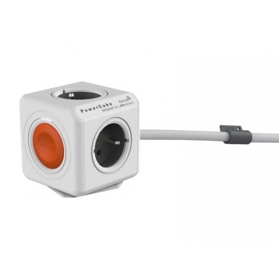 Zásuvka PowerCube EXTENDED REMOTE s káblom 1,5m šedá Zásuvka PowerCube EXTENDED REMOTE s káblom 1,5m šedá