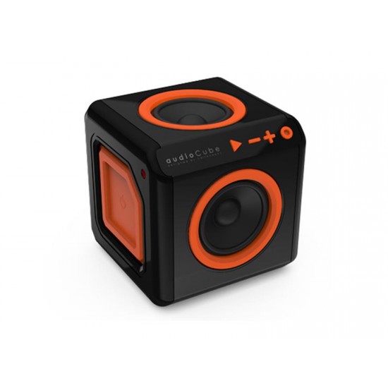 Reproduktor prenosný PowerCube AUDIOCUBE čierno-oranžový