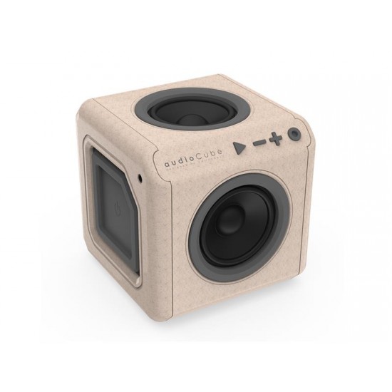 Reproduktor prenosný PowerCube AUDIOCUBE PORTABLE béžový Reproduktor prenosný PowerCube AUDIOCUBE PORTABLE béžový
