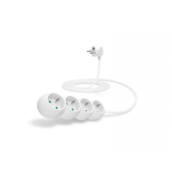 Predlžovací kábel CONNECT IT CI-1318, 230 V, 4 zásuvek, 3 m, bez vypínače (bielý) Predlžovací kábel CONNECT IT CI-1318, 230 V, 4 zásuvek, 3 m, bez vypínače (bielý)