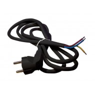 Flexo šnúra PVC 3x0,75mm 2m čierna Flexo šnúra PVC 3x0,75mm 2m čierna