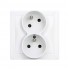 Dvojzásuvka SOLIGHT 5B172 Slim
