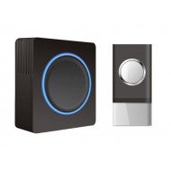 Bezdrôtový zvonček, do zásuvky, 120m, čierny 1L20B SOLIGHT Bezdrôtový zvonček, do zásuvky, 120m, čierny 1L20B SOLIGHT