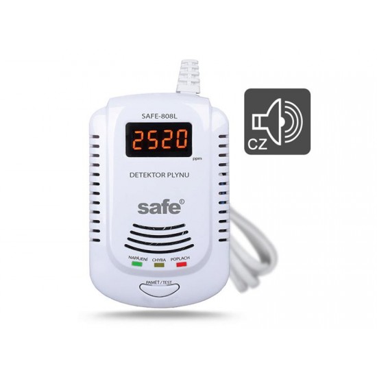 Detektor horľavých plynov SAFE 808L