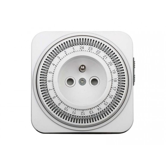 Spínacia zásuvka SOLIGHT DT06 mechanická denná Spínacia zásuvka SOLIGHT DT06 mechanická denná