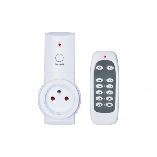 Diaľkovo ovládaná zásuvka Geti sada 1+1 (3680W/16A) Diaľkovo ovládaná zásuvka Geti sada 1+1 (3680W/16A)