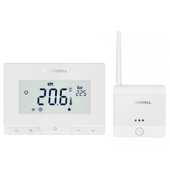 Termostat SASWELL T19 7 RF W -APP bezdrôtový Termostat SASWELL T19 7 RF W -APP bezdrôtový