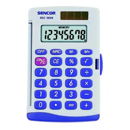 Kalkulačka vrecková SENCOR SEC 263 8 DUAL Kalkulačka vrecková SENCOR SEC 263 8 DUAL