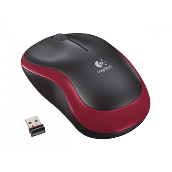 Myš bezdrôtová LOGITECH M185 Red