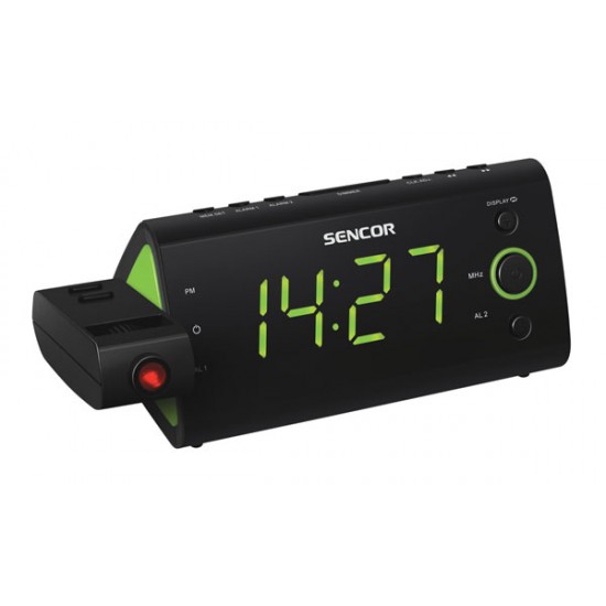Rádiobudík SENCOR SRC 330 GN projekčný Rádiobudík SENCOR SRC 330 GN projekčný