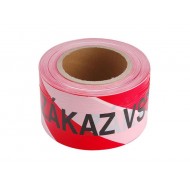 Páska výstražná červeno-biela ZÁKAZ VSTUPU 75mm x 250m Páska výstražná červeno-biela ZÁKAZ VSTUPU 75mm x 250m