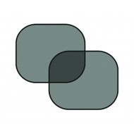 Clona slnečná na bočné okno, čierna, 2 prísavky Clona slnečná na bočné okno, čierna, 2 prísavky