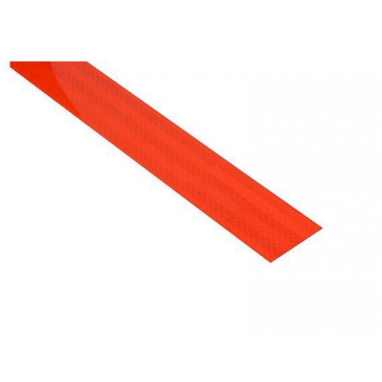 Reflexná páska samolepiaca 1m x 5cm červená COMPASS 01540