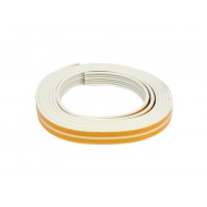 Tesnenie do okien a dverí samolepiace 9x4mm TYP E biele 6m Tesnenie do okien a dverí samolepiace 9x4mm TYP E biele 6m