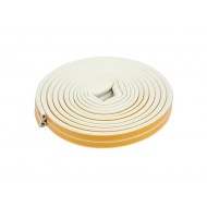 Tesnenia do okien a dverí samolepiace 9x7,4mm TYP D bielej 6m Tesnenia do okien a dverí samolepiace 9x7,4mm TYP D bielej 6m