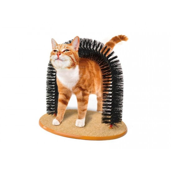 Kefa masážna pre mačky Purrfect arch HUTERMANN 3086 Kefa masážna pre mačky Purrfect arch HUTERMANN 3086