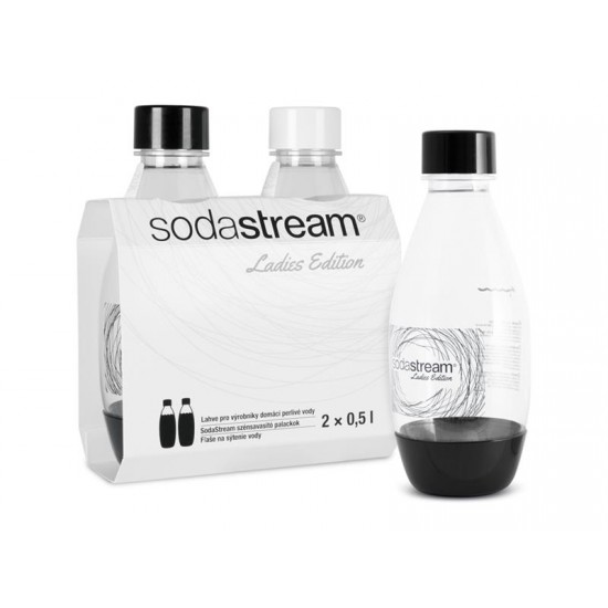 SodaStream fľaša 0.5L dámska 2ks B&W Grass LE SodaStream fľaša 0.5L dámska 2ks B&W Grass LE