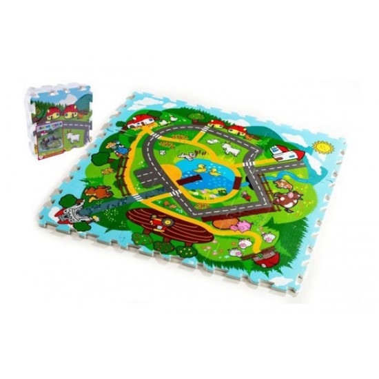 Detské puzzle TEDDIES Moje prvé zvieratká mesto penové 9ks Detské puzzle TEDDIES Moje prvé zvieratká mesto penové 9ks