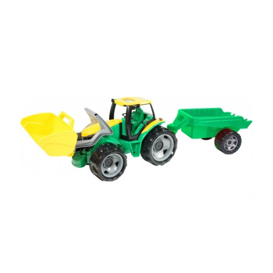 Detský traktor s prívesom LENA 60 cm Detský traktor s prívesom LENA 60 cm