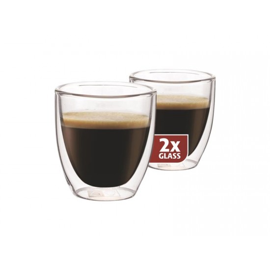 Poháre MAXXO espresso 2ks 80ml Poháre MAXXO espresso 2ks 80ml