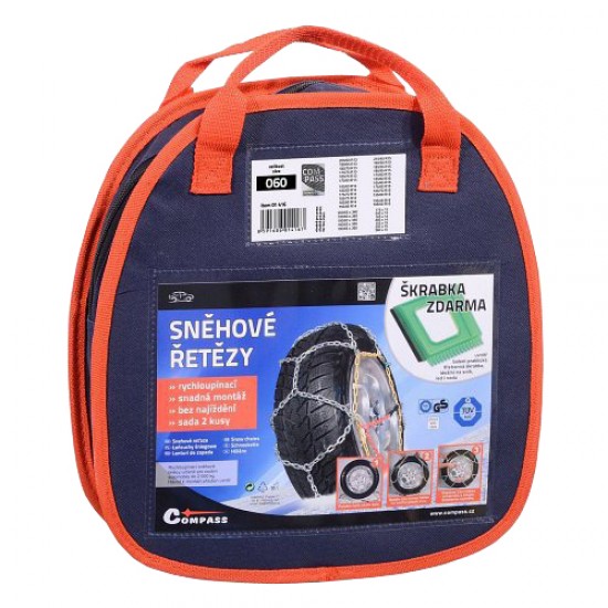 Snehové reťaze X60 3,0mm 9mm NYLON BAG