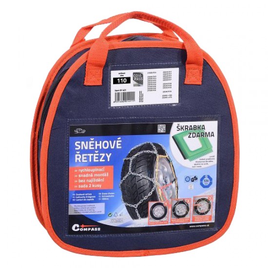 Reťaze snehové COMPASS X110 NYLON BAG Reťaze snehové COMPASS X110 NYLON BAG