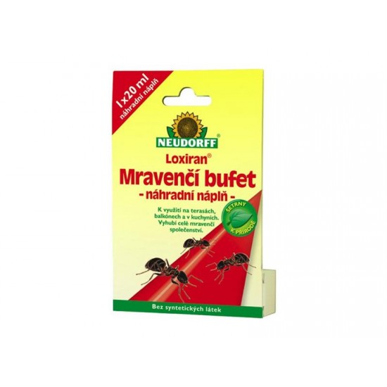 Náplň pre mravce NEUDORFF Loxiran 20ml Náplň pre mravce NEUDORFF Loxiran 20ml