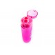 Fľaša G21 SMOOTHIE 650ml ružová - zmrznutá