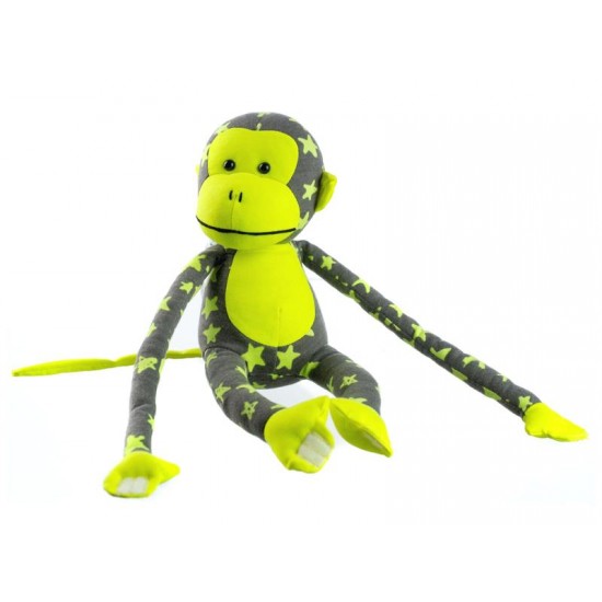 Detská plyšová opička TEDDIES 45 cm svietiace v tme