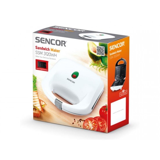 Sendvičovač SENCOR SSM 3120WH Sendvičovač SENCOR SSM 3120WH