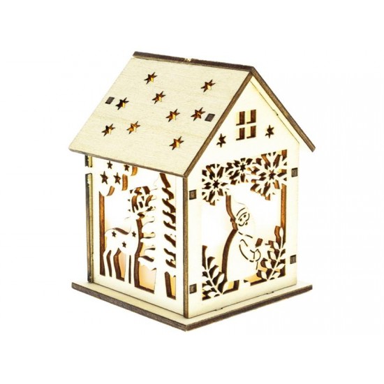 Dekorácia domček 1LED RETLUX RXL 333 WW