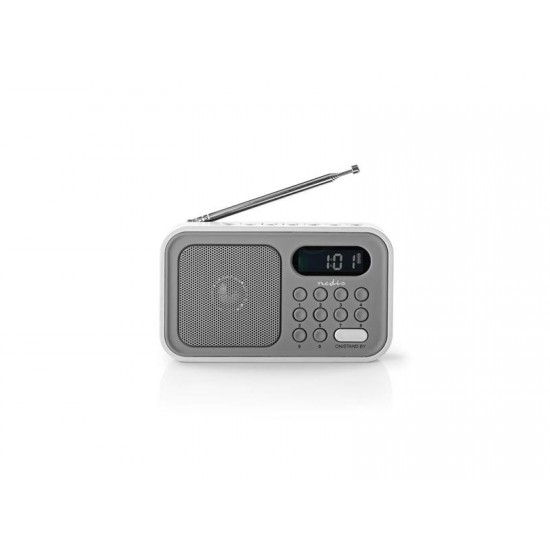 Rádio NEDIS RDFM2200WT GREY/WHITE