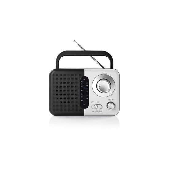 Rádio NEDIS RDFM1300WT BLACK/WHITE