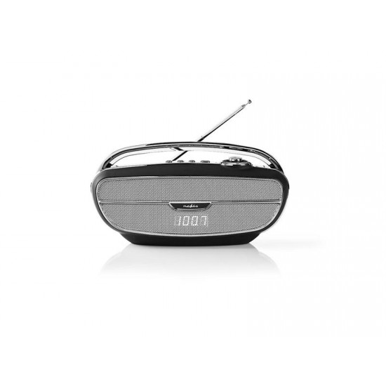 Rádio NEDIS RDFM5310BK BLACK/SILVER Rádio NEDIS RDFM5310BK BLACK/SILVER