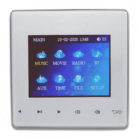Prehrávač MP3 WA425 na stenu Prehrávač MP3 WA425 na stenu
