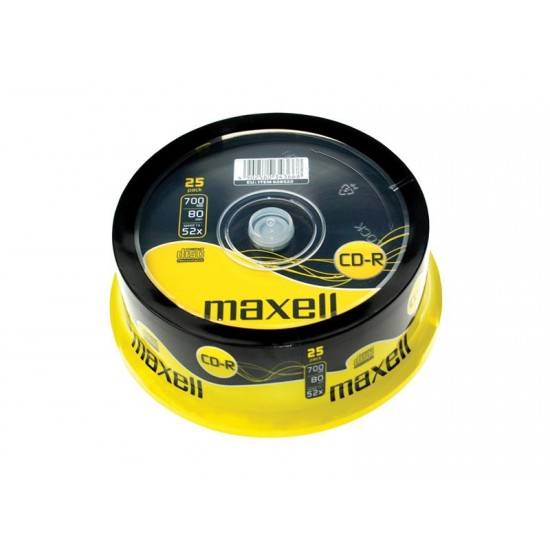 CD-R 700MB MAXELL 52x 25 ks