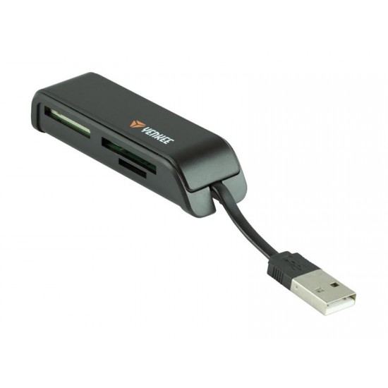 Čítačka pamäťových kariet YENKEE YCR-2001BK čierna