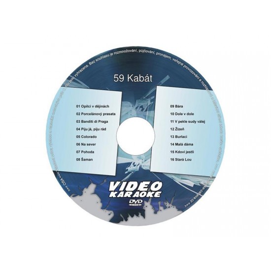 Karaoke DVD KABÁT Karaoke DVD KABÁT