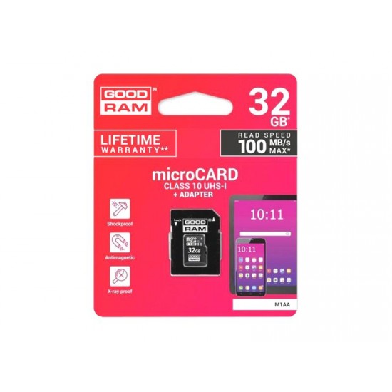 Karta pamäťová GOODRAM micro SD 32 GB s adaptérom