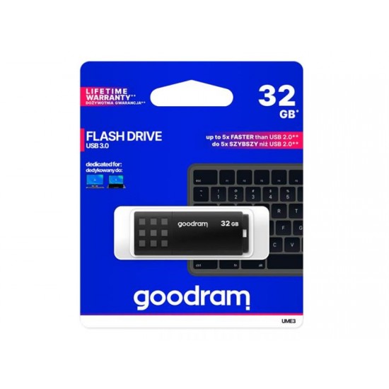 Flash disk GOODRAM USB 3.0 32GB čierna