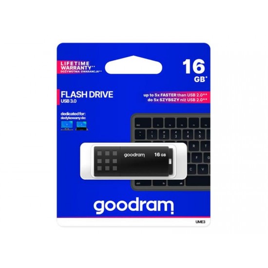 Flash disk GOODRAM USB 3.0 16GB čierna